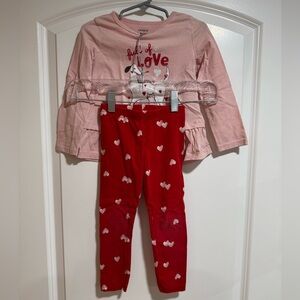 Carter’s Valentine’s Day “Full of Love” Matching Set